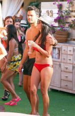 CASEY BATCHELOR in Bikini at a Pool in Ibiza
