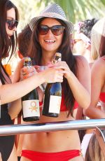 CASEY BATCHELOR in Bikini at a Pool in Ibiza