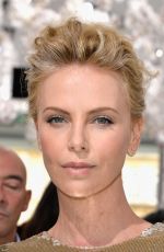 CHARLIZE THERON at Christian Dior Fashion Show in Paris
