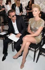 CHARLIZE THERON at Christian Dior Fashion Show in Paris