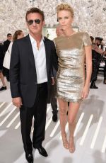 CHARLIZE THERON at Christian Dior Fashion Show in Paris
