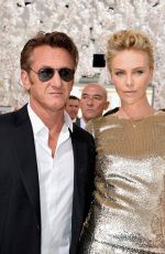 CHARLIZE THERON at Christian Dior Fashion Show in Paris