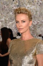 CHARLIZE THERON at Christian Dior Fashion Show in Paris