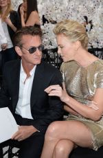 CHARLIZE THERON at Christian Dior Fashion Show in Paris