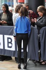 CHER LLOYD at BBC Breakfast Studios in Manchester