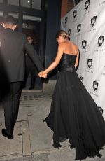CHERYL COLE Arrives at Her Wedding Party in London