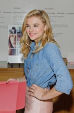 CHLOE MORETZ at If I Stay Fan Event at Sprinkles Cupcakes in Chicago
