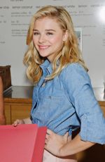 CHLOE MORETZ at If I Stay Fan Event at Sprinkles Cupcakes in Chicago