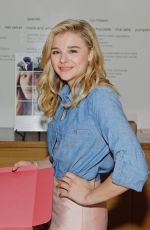 CHLOE MORETZ at If I Stay Fan Event at Sprinkles Cupcakes in Chicago