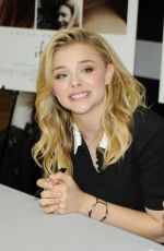 CHLOE MORETZ at If I Stay Fan Meet and Greet in McLean