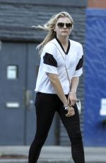 CHLOE MORETZ Out and About in Soho