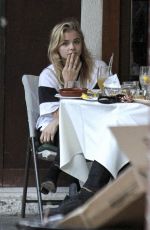 CHLOE MORETZ Out and About in Soho