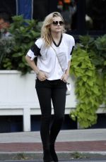 CHLOE MORETZ Out and About in Soho