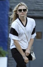 CHLOE MORETZ Out and About in Soho