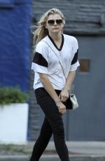 CHLOE MORETZ Out and About in Soho