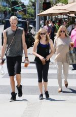 CHLOE MORETZ Out and Abpit in Beverly Hills