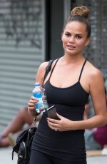 CHRISSY TEIGEN Heading to a Gym New York