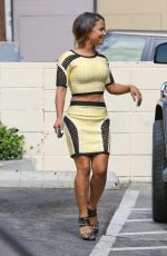 CHRISTINA MILIAN at a Gas Station in Los Felix