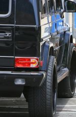 CHRISTINA MILIAN at a Gas Station in Los Felix