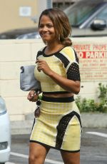 CHRISTINA MILIAN at a Gas Station in Los Felix
