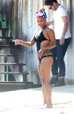 CHRISTINA MILIAN in Swimsuit at Paris Hilton