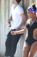 CHRISTINA MILIAN in Swimsuit at Paris Hilton