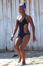 CHRISTINA MILIAN in Swimsuit at Paris Hilton