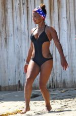 CHRISTINA MILIAN in Swimsuit at Paris Hilton