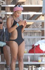 CHRISTINA MILIAN in Swimsuit at Paris Hilton
