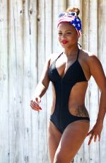 CHRISTINA MILIAN in Swimsuit at Paris Hilton