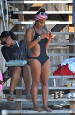 CHRISTINA MILIAN in Swimsuit at Paris Hilton