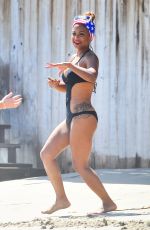 CHRISTINA MILIAN in Swimsuit at Paris Hilton