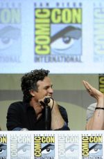 COBIE SMULDERS at Marvel Studios Panel at Comic-con in San Diego