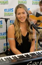 COLBIE CAILLAT at Z100 Studio in New York