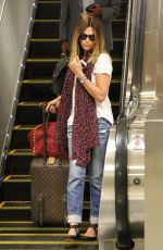 DAISY FUENTES at LAX Airport in Los Angeles