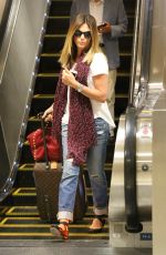 DAISY FUENTES at LAX Airport in Los Angeles