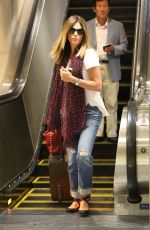 DAISY FUENTES at LAX Airport in Los Angeles