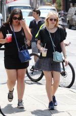 DAKOTA FANING Out and About in New York 2307