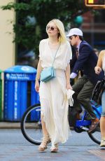 DAKOTA FANING Out and About in New York