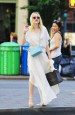 DAKOTA FANING Out and About in New York