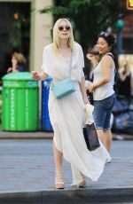 DAKOTA FANING Out and About in New York