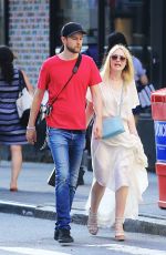 DAKOTA FANING Out and About in New York