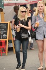 DAKOTA FANNING at a Farmer
