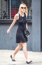 DAKOTA FANNING Out and About in New York