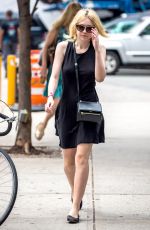 DAKOTA FANNING Out and About in New York