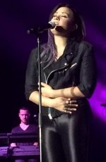 DEMI LOVATO Performs at Neon Lights Tour in Reno
