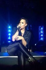 DEMI LOVATO Performs at Neon Lights Tour in Reno