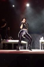 DEMI LOVATO Performs at Neon Lights Tour in Reno