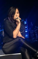 DEMI LOVATO Performs at Neon Lights Tour in Reno