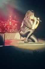DEMI LOVATO Performs at Neon Lights Tour in Reno